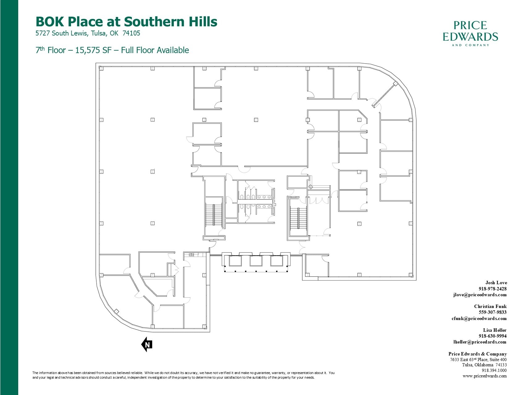 5727 S Lewis Ave, Tulsa, OK for lease Floor Plan- Image 1 of 1