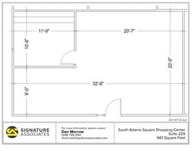 725 S Adams Rd, Birmingham, MI for lease Floor Plan- Image 1 of 1