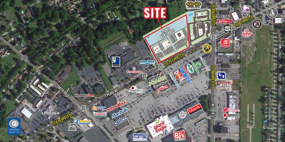 6850 Pearl Rd, Middleburg Heights, OH à vendre - Photo du bâtiment - Image 3 de 4