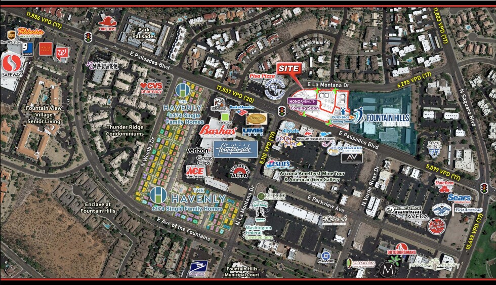 NEC of La Montana Dr & Palisades Blvd, Fountain Hills, AZ à louer - Aérien - Image 2 de 5