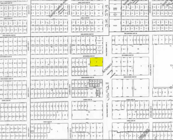 5801-5811 S Dale Mabry Hwy, Tampa, FL à louer - Plan cadastral - Image 3 de 3