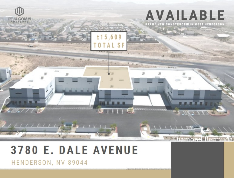 3780 E Dale Ave, Henderson, NV for lease - Building Photo - Image 1 of 8