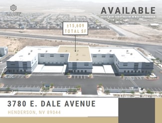 Plus de détails pour 3780 E Dale Ave, Henderson, NV - Industriel à louer
