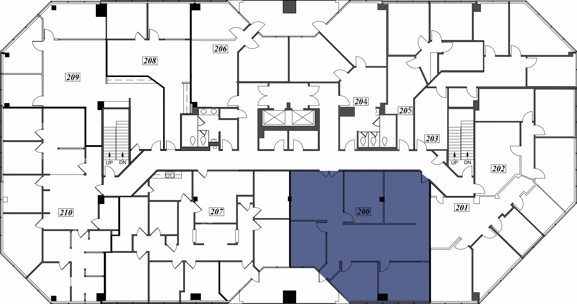 23822 W Valencia Blvd, Valencia, CA à louer Plan d’étage- Image 1 de 1