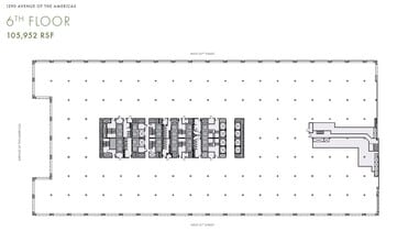 1290 Avenue of the Americas, New York, NY for lease Floor Plan- Image 1 of 4