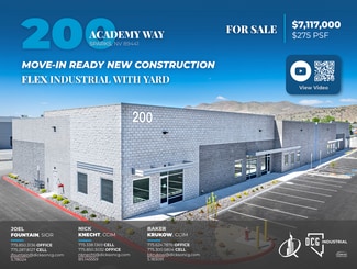 More details for 200 Academy Way, Sparks, NV - Industrial for Sale