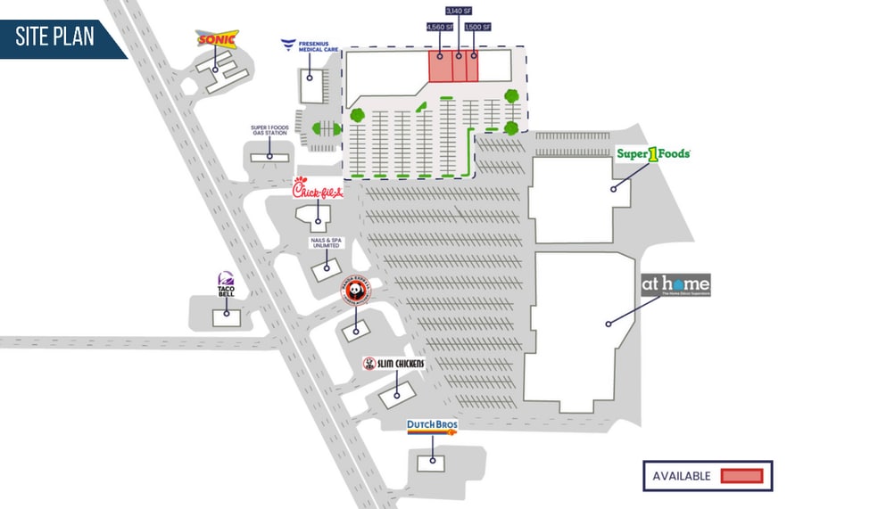 3826-3900 Troup Hwy, Tyler, TX for lease - Site Plan - Image 3 of 12