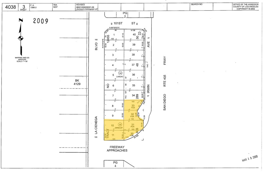 10212 S La Cienega Blvd, Inglewood, CA à louer - Plan cadastral - Image 2 de 4