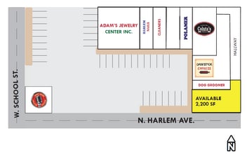3235-3249 N Harlem Ave, Chicago, IL for lease Site Plan- Image 2 of 2
