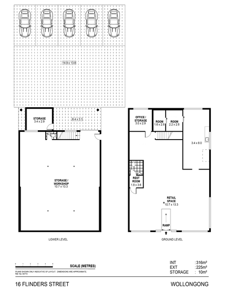 16 Flinders St, Wollongong for lease - Floor Plan - Image 3 of 3