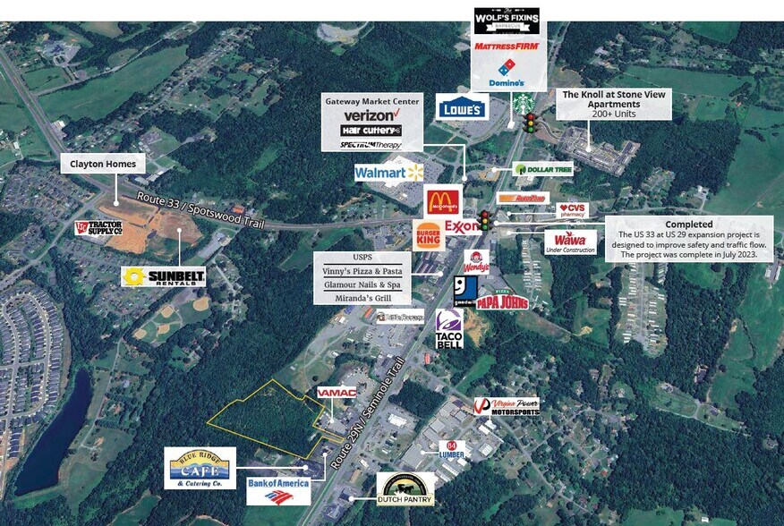 8341 Seminole Trail, Ruckersville, VA à vendre - Aérien - Image 2 de 3