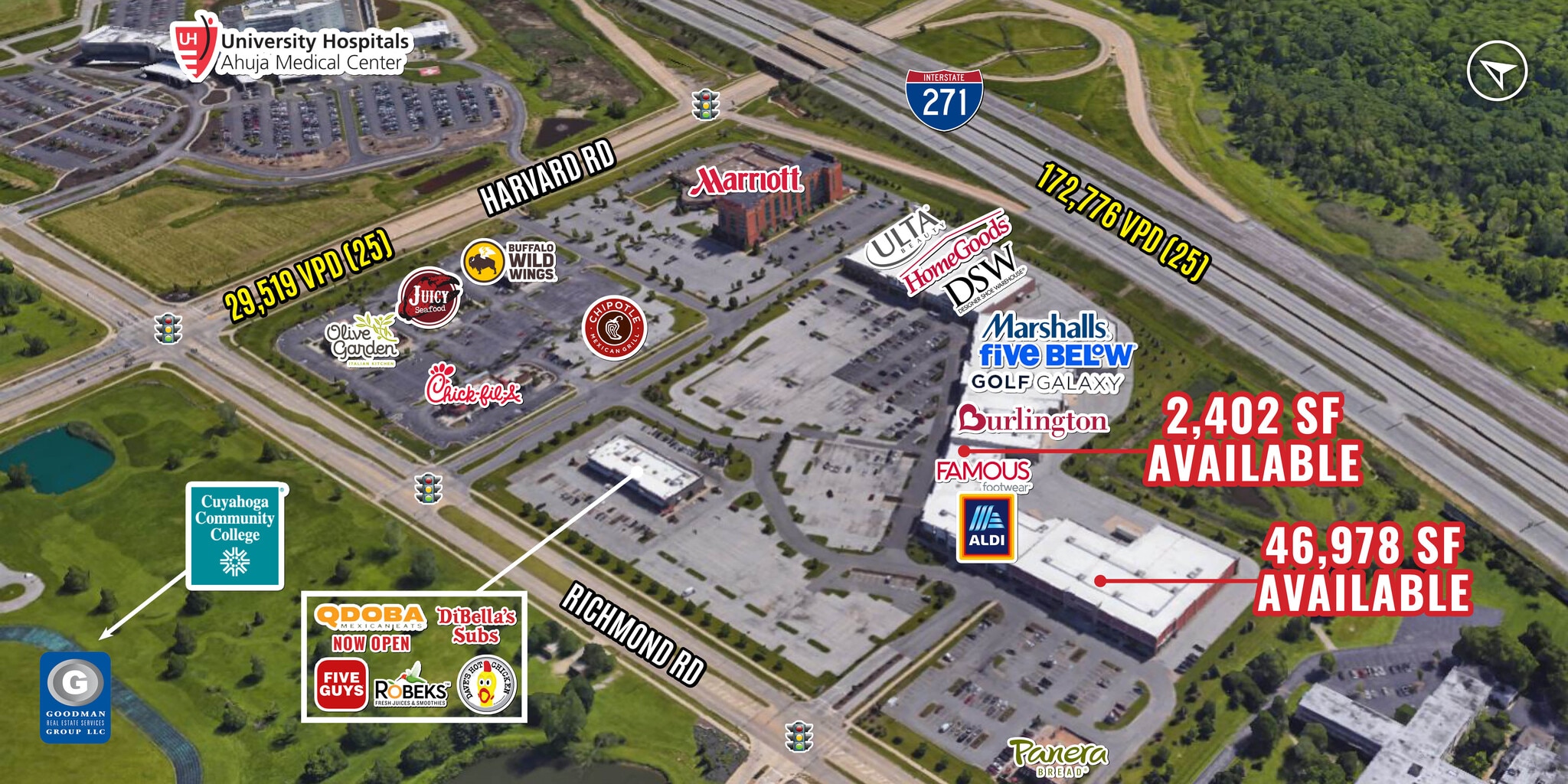 4065-4095 Richmond Rd, Warrensville Heights, OH for lease Primary Photo- Image 1 of 9