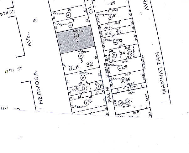 1702 Hermosa Ave, Hermosa Beach, CA for sale - Plat Map - Image 2 of 43