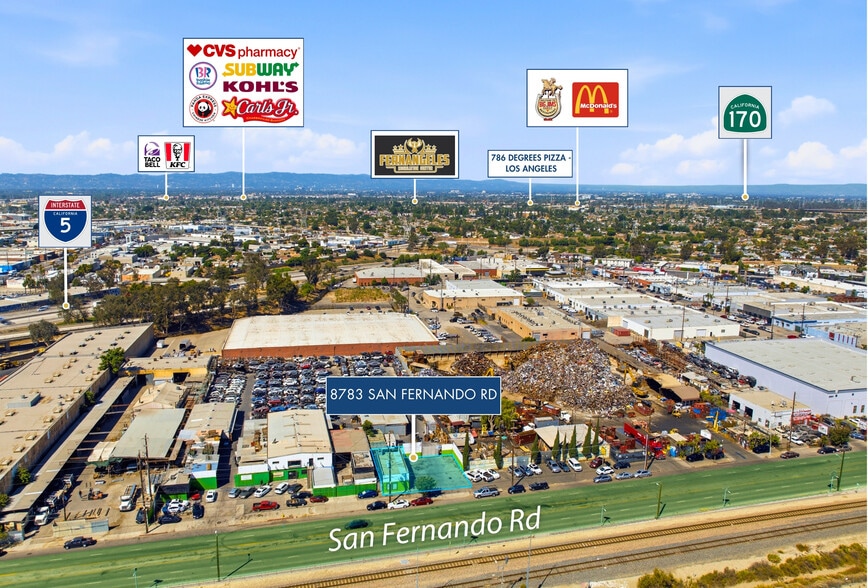 8783 San Fernando Rd, Sun Valley, CA for lease - Building Photo - Image 3 of 15