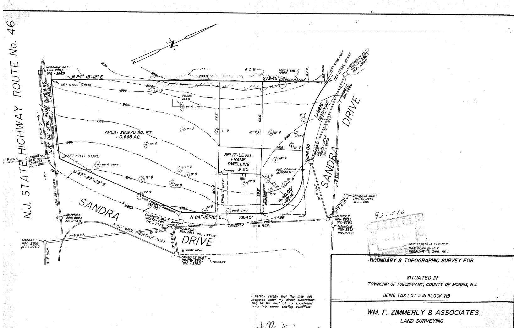 20 Sandra Dr, Parsippany, NJ for sale Plat Map- Image 1 of 20