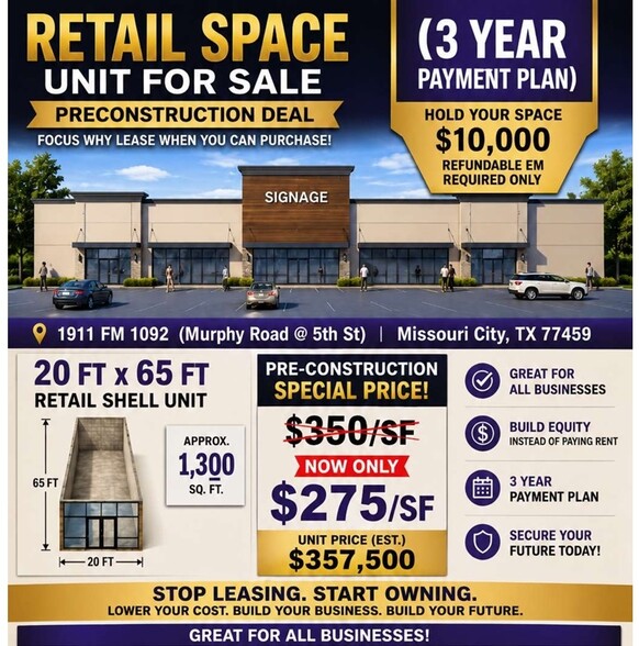 1911 FM1092 Rd, Missouri City, TX for sale - Building Photo - Image 2 of 10