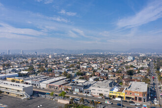 2523-2525 W Washington Blvd, Los Angeles, CA - aerial  map view