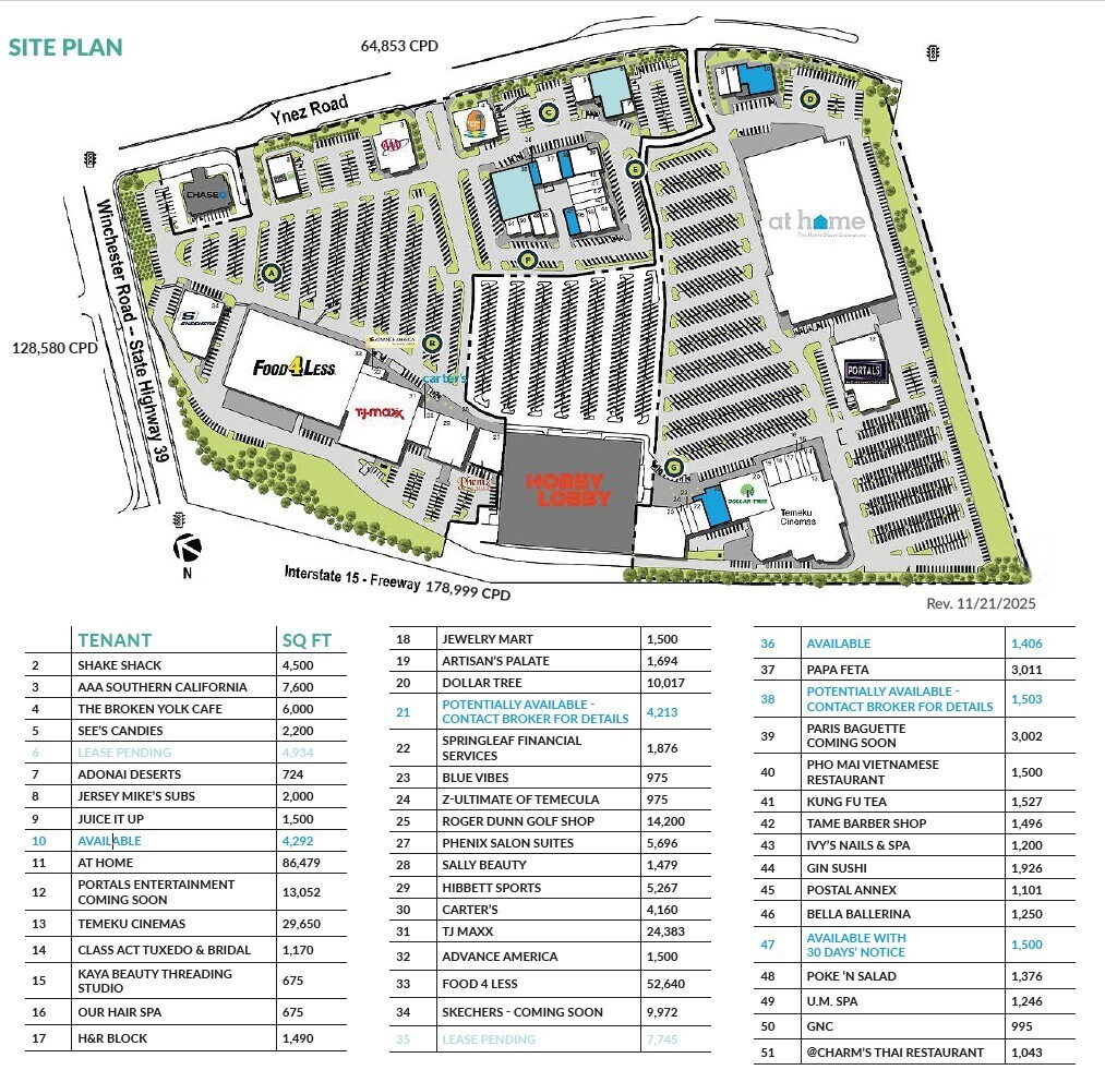 26471 Ynez Rd, Temecula, CA for lease Floor Plan- Image 1 of 1
