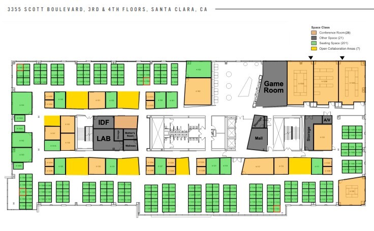 3355 Scott Blvd, Santa Clara, CA à louer Plan d  tage- Image 1 de 1