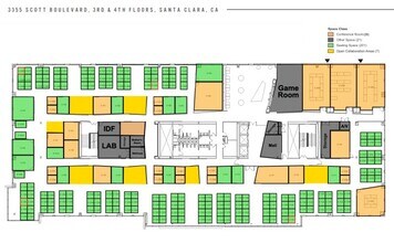 3355 Scott Blvd, Santa Clara, CA à louer Plan d  tage- Image 1 de 1