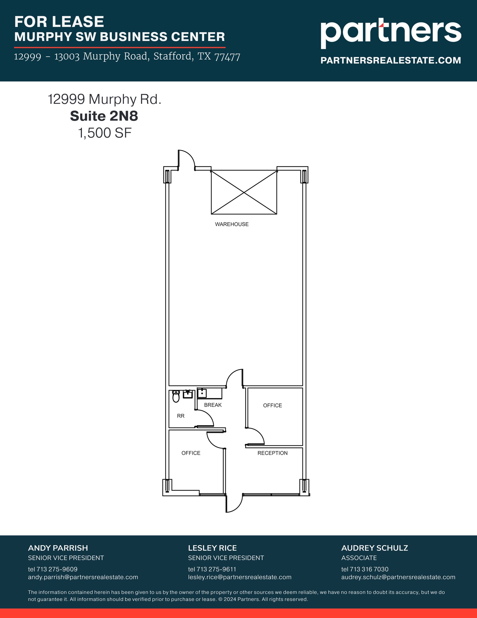 12999-13003 Murphy Rd, Stafford, TX à louer Plan de site- Image 1 de 1