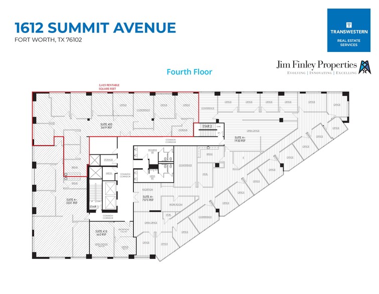 1612 Summit Ave, Fort Worth, TX for lease - Floor Plan - Image 3 of 20