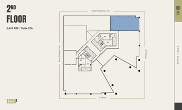 1220 L St NW, Washington, DC for lease Floor Plan- Image 1 of 1