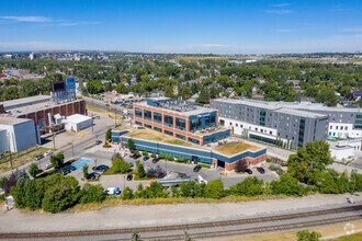 1601 9th Ave SE, Calgary, AB - AERIAL  map view