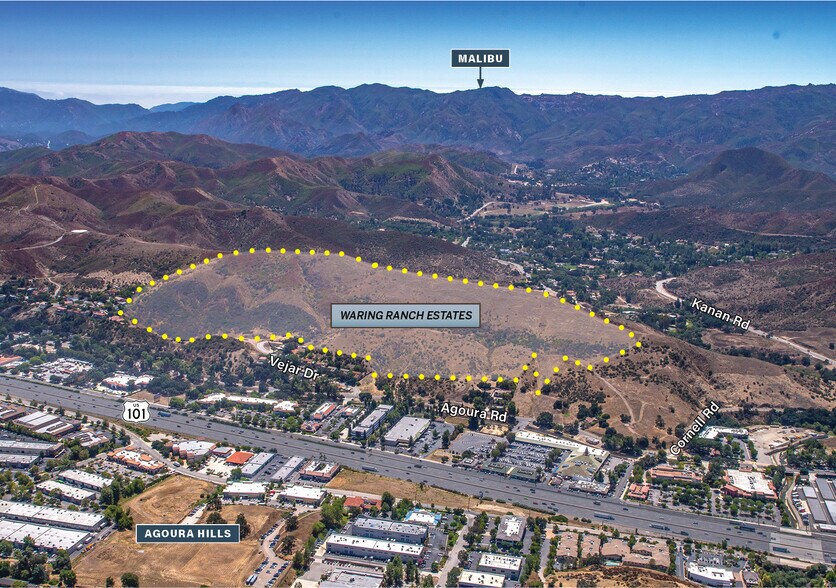 East of Cornell Road / South of Agoura Road, Agoura Hills, CA à vendre - Aérien - Image 2 de 10