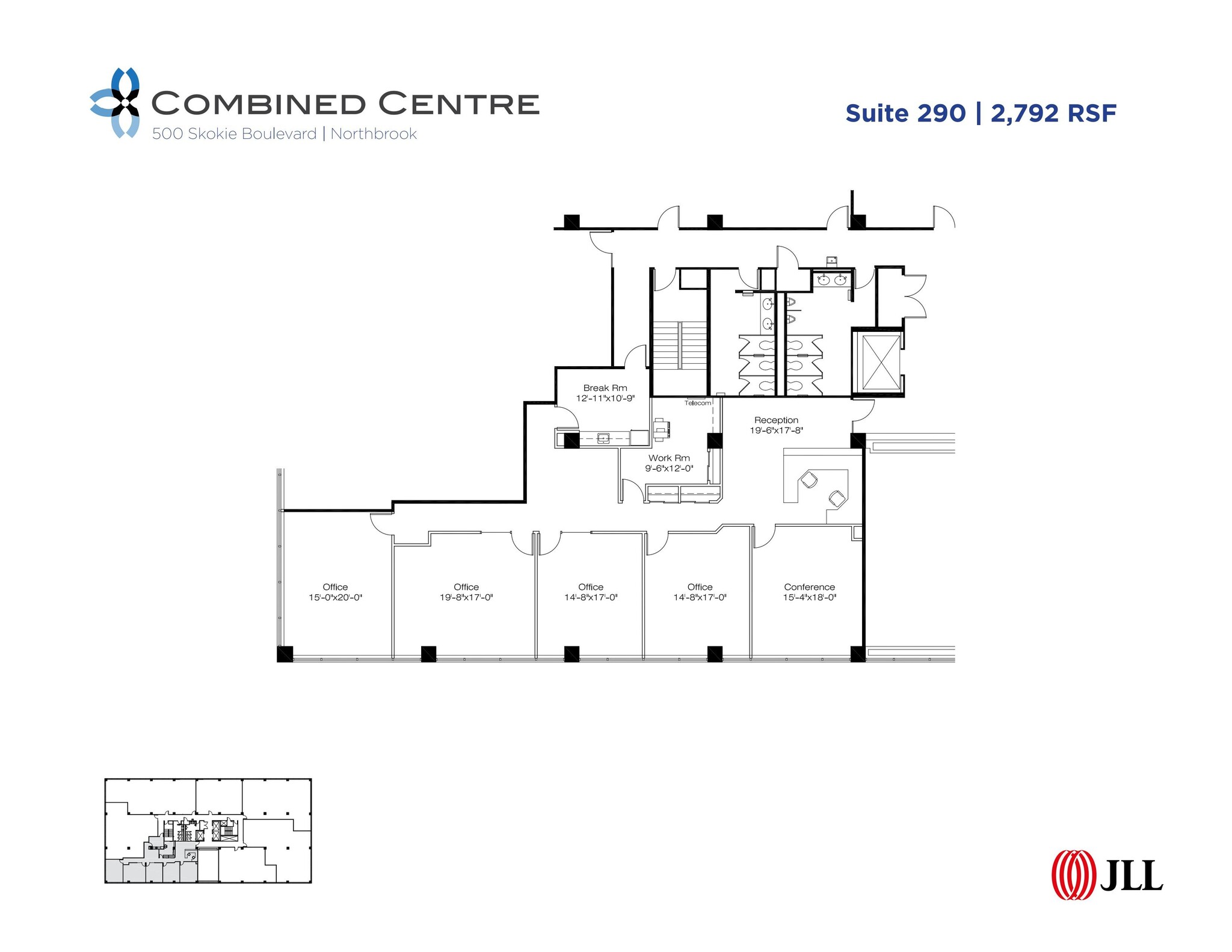 707 Skokie Blvd, Northbrook, IL for lease Floor Plan- Image 1 of 1