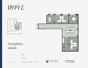 1899 L St NW, Washington, DC à louer Plan d  tage- Image 2 de 2