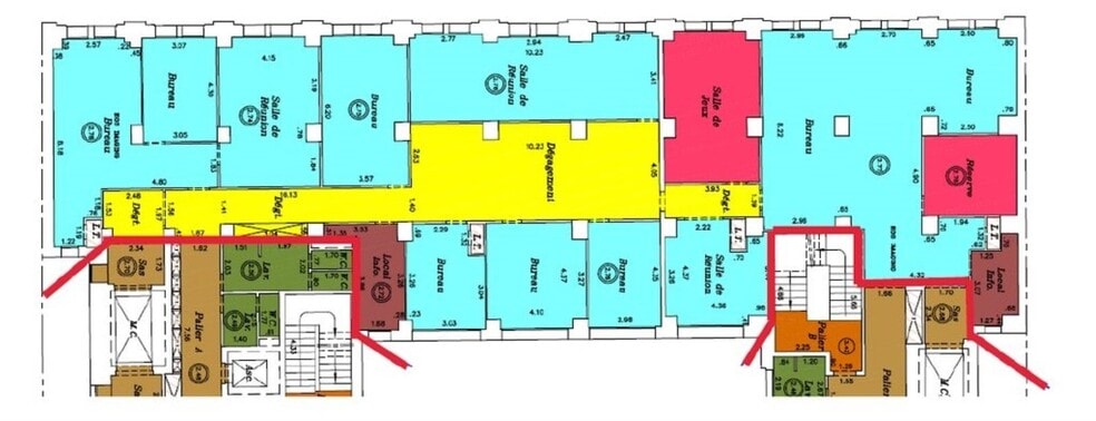 10 Rue Mercoeur, Paris à louer - Plan d’étage - Image 2 de 4