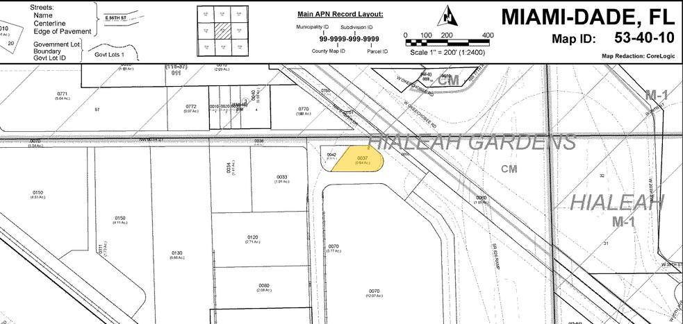 NW South River Dr, Medley, FL à louer - Plan cadastral - Image 2 de 2