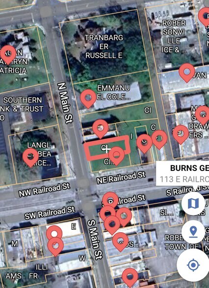 104 E Railroad St, Robersonville, NC à vendre - Aérien - Image 2 de 14