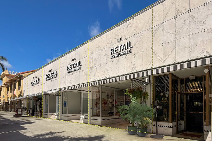 801-821 Lincoln Mall, Miami Beach, FL à louer - Photo du bâtiment - Image 2 de 6