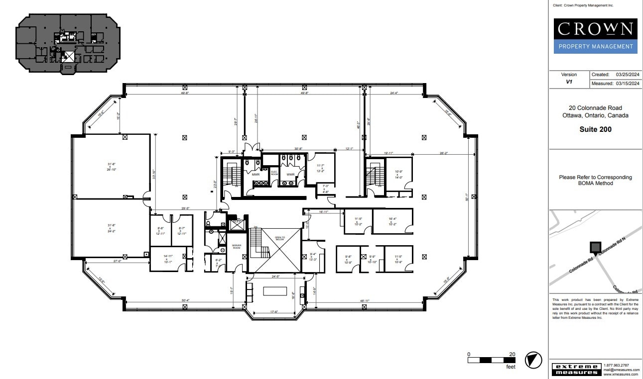 20 Colonnade Rd, Ottawa, ON à vendre Plan d’étage- Image 1 de 5