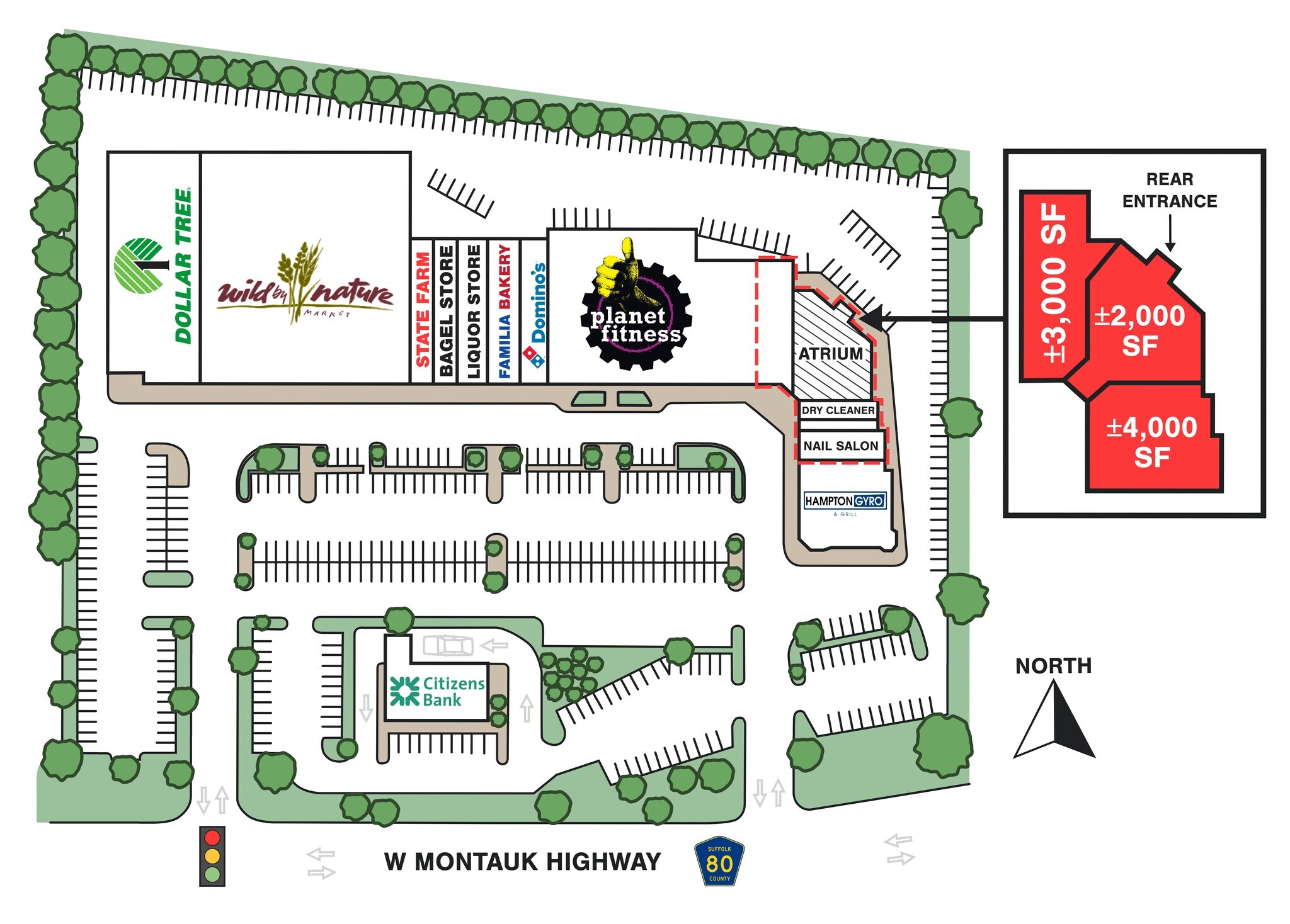 248-268 W Montauk Hwy, Hampton Bays, NY for lease Site Plan- Image 1 of 14