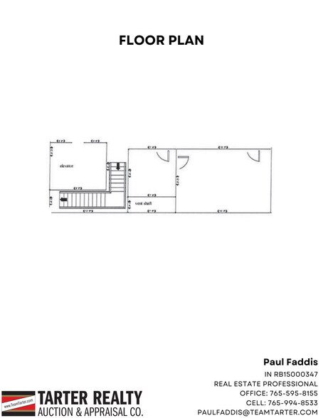 112 N Meridian St, Portland, IN for lease - Floor Plan - Image 2 of 7