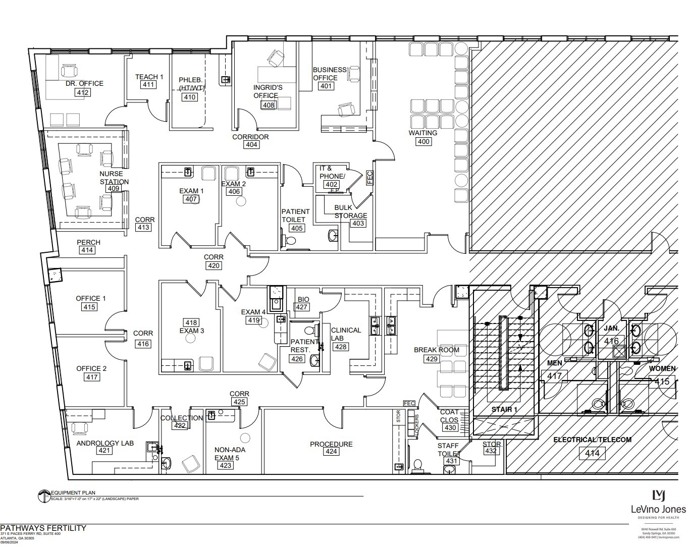 371 E Paces Ferry Rd NE, Atlanta, GA à louer Plan d  tage- Image 1 de 1