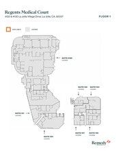 4120-4130 La Jolla Village Dr, La Jolla, CA à louer Plan d’étage- Image 1 de 1