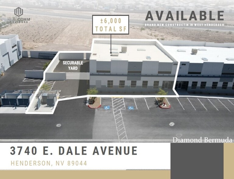 3740 E Dale Ave, Henderson, NV for sale - Building Photo - Image 1 of 5