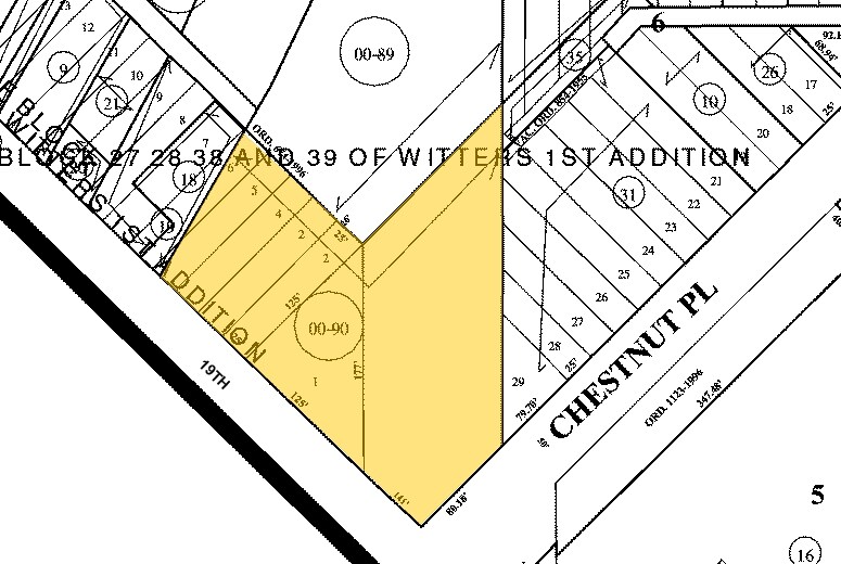 Chestnut Pl, Denver, CO à vendre - Plan cadastral - Image 2 de 3