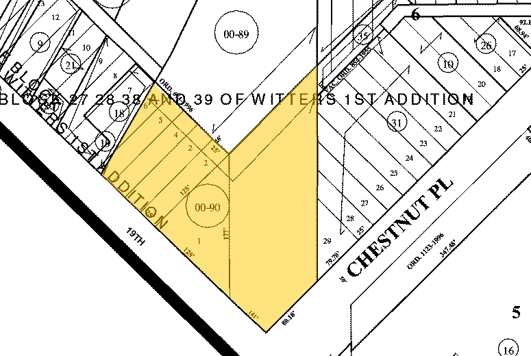 Chestnut Pl, Denver, CO for sale - Plat Map - Image 2 of 3