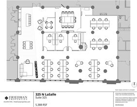 325 N LaSalle St, Chicago, IL for lease Floor Plan- Image 1 of 18