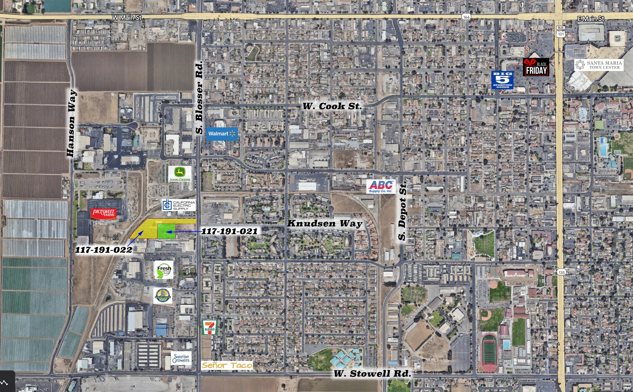 777 S Blosser Rd, Santa Maria, CA à vendre Aérien- Image 1 de 5