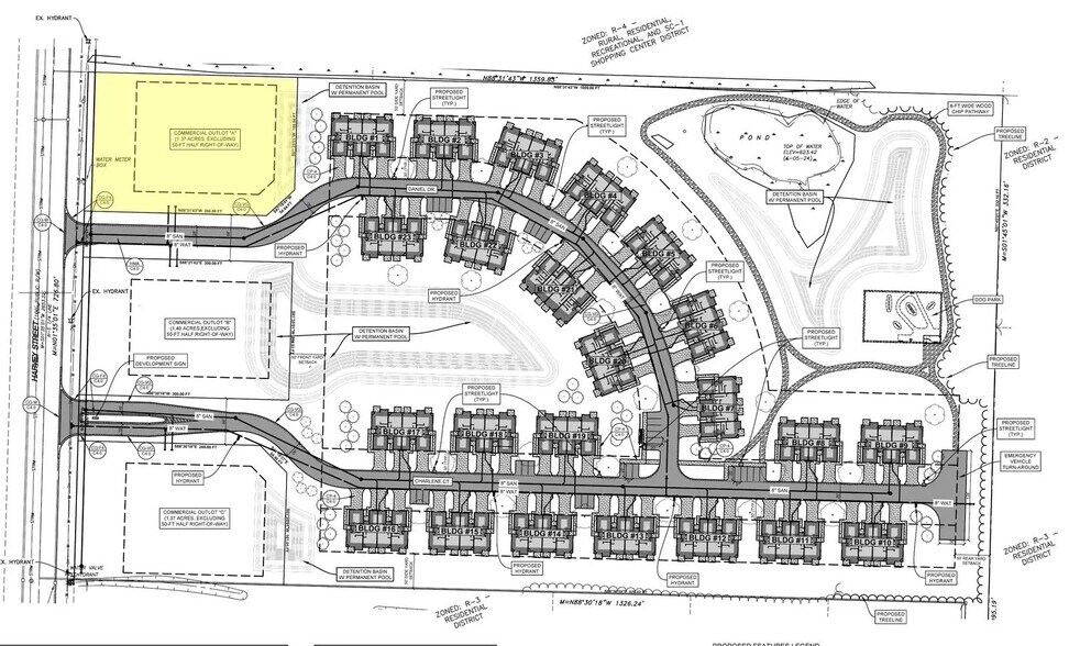 1620 Daniel Dr, Muskegon, MI à louer - Plan de site - Image 2 de 4