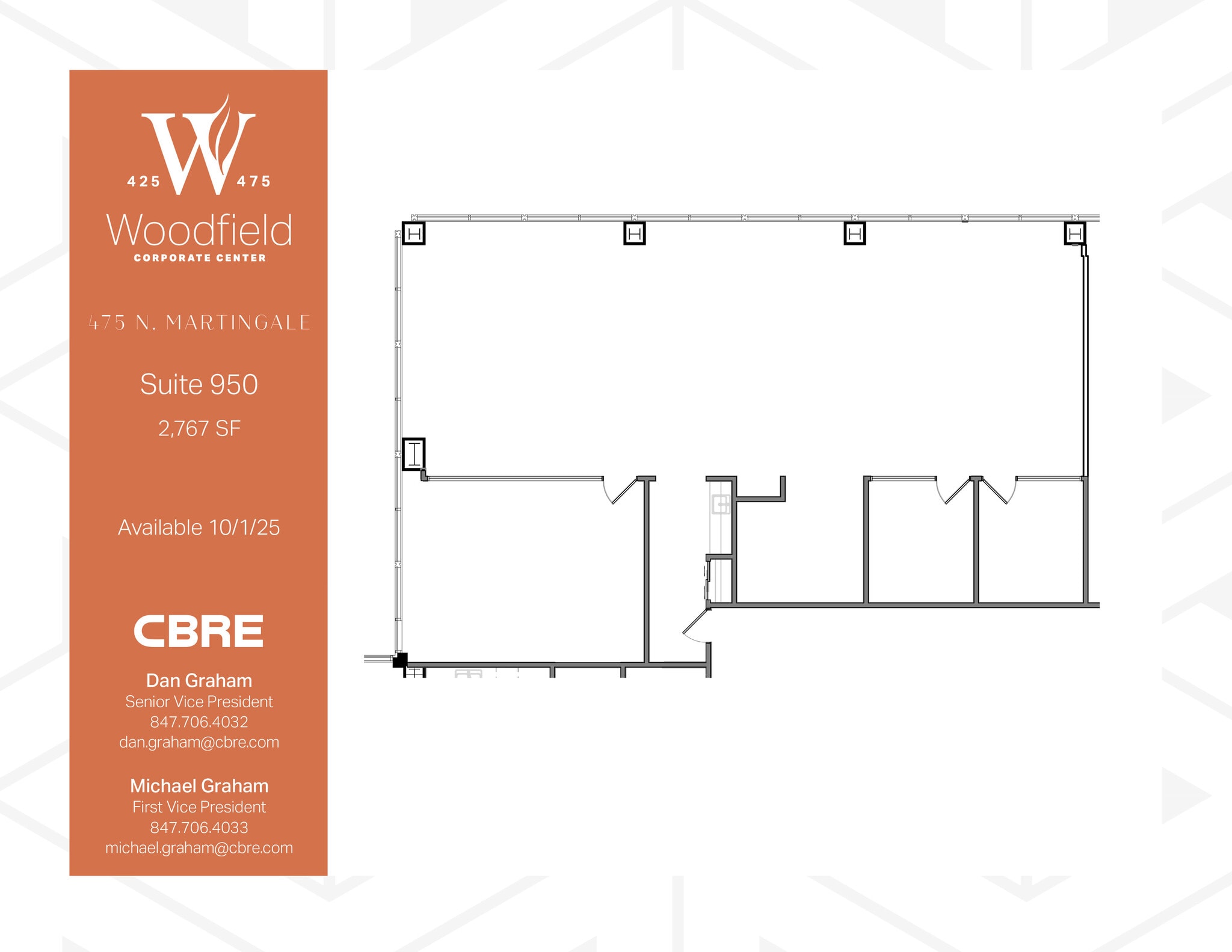 425 N Martingale Rd, Schaumburg, IL for lease Floor Plan- Image 1 of 2