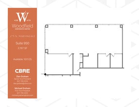 425 N Martingale Rd, Schaumburg, IL for lease Floor Plan- Image 1 of 2