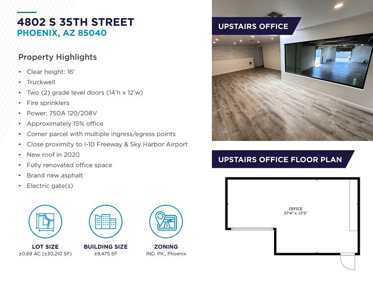 4802 S 35th St, Phoenix, AZ à vendre - Photo du bâtiment - Image 2 de 4