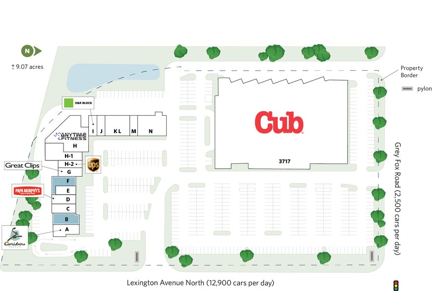3673 N Lexington Ave, Arden Hills, MN for lease - Site Plan - Image 2 of 12